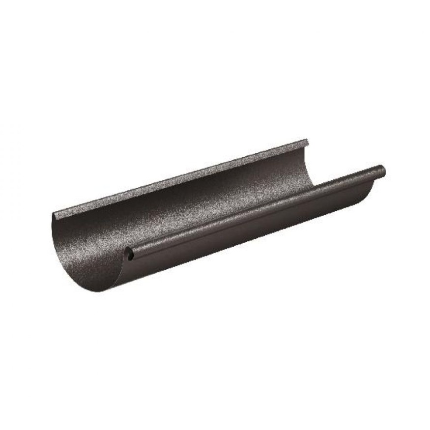 Водосточный желоб Aquasystem RR 32, тёмно-коричневый матовый, длина 3.00 м, размеры 125/90. купить в Симферополe