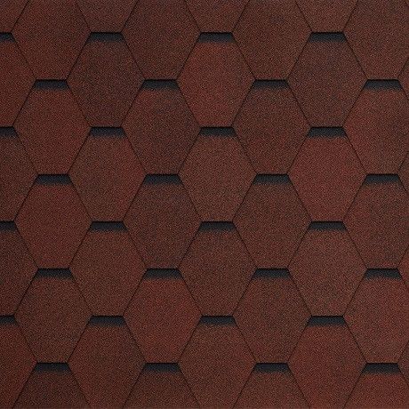 Гибкая черепица Tegola GARDA rosso 409 купить в Симферополe