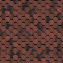 Гибкая черепица Shinglas, Финляндия, Соната, Красный цвет