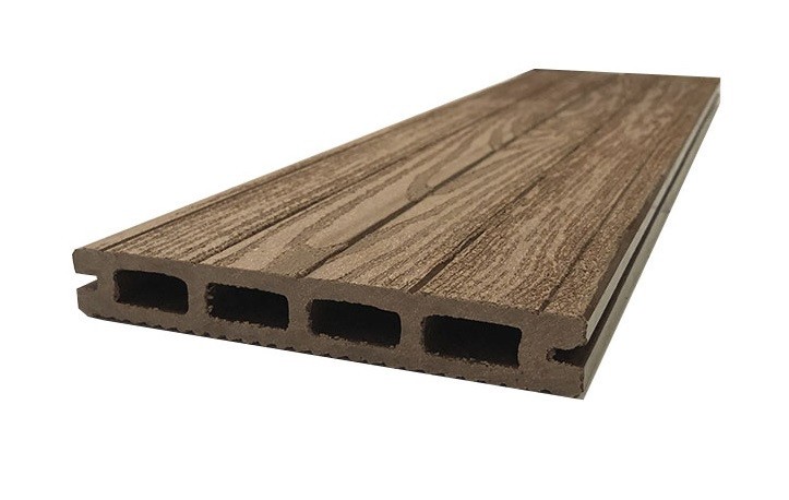 Доска террасная ДПК NanoWood «Lite» Derevo двусторонняя - Шоколад 140×20 см купить в Симферополe