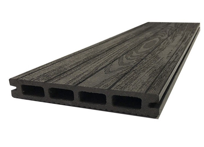 Доска террасная ДПК NanoWood «Lite» Derevo двухсторонняя - Антрацит 140×20 см купить в Симферополe