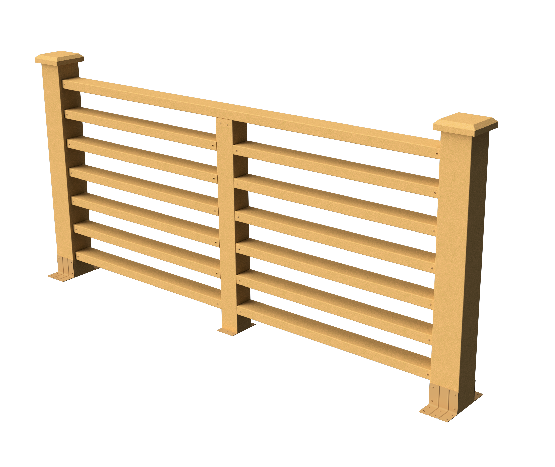 Декоративное ограждение из ДПК GRINDERDECO Марсело песчаник купить в Симферополe