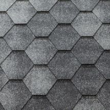 Гибкая черепица KATEPAL JAZZY серого цвета