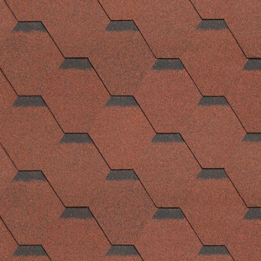 Гибкая черепица Shinglas, Ультра, Самба, Рубин. купить в Симферополe