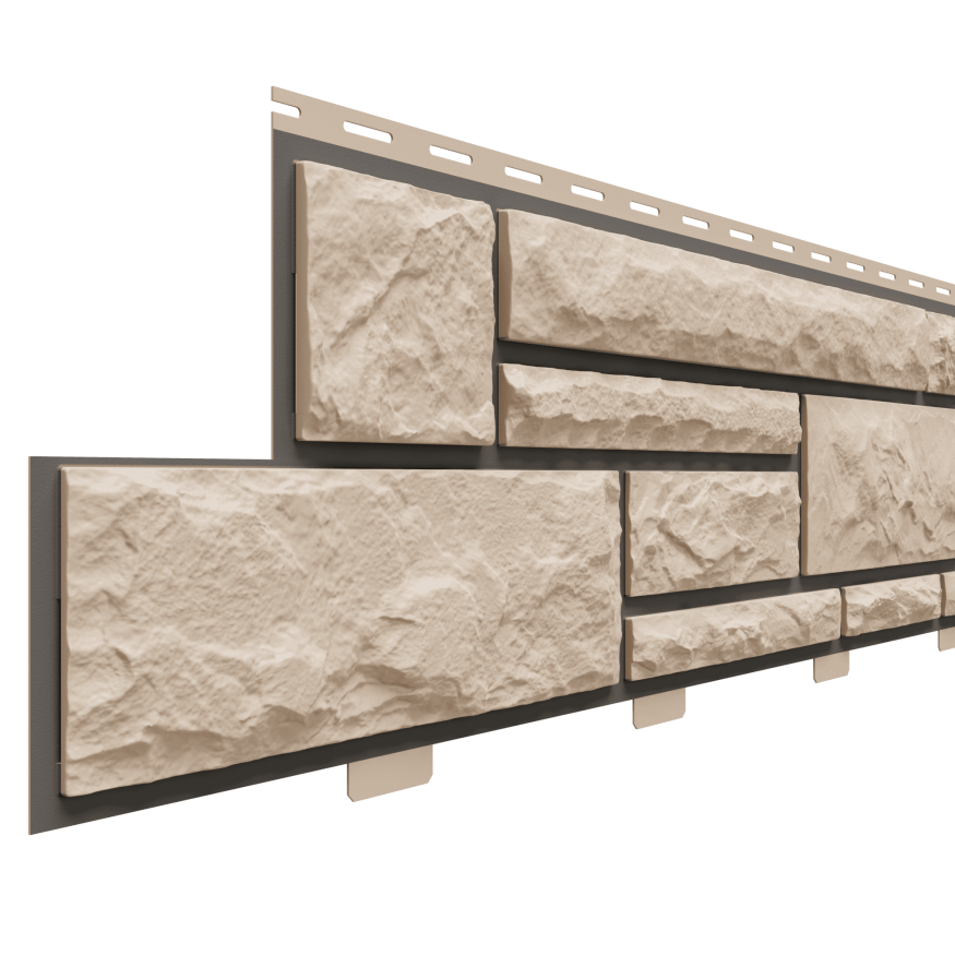 Фасадные панели Доломит, Брусчатка Доломит, Орех 2000 мм купить в Симферополe