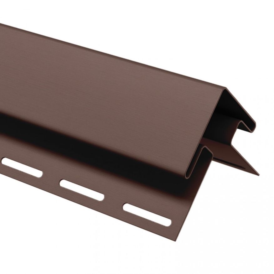 Внешний угол для сайдинга, коричневый купить в Симферополe