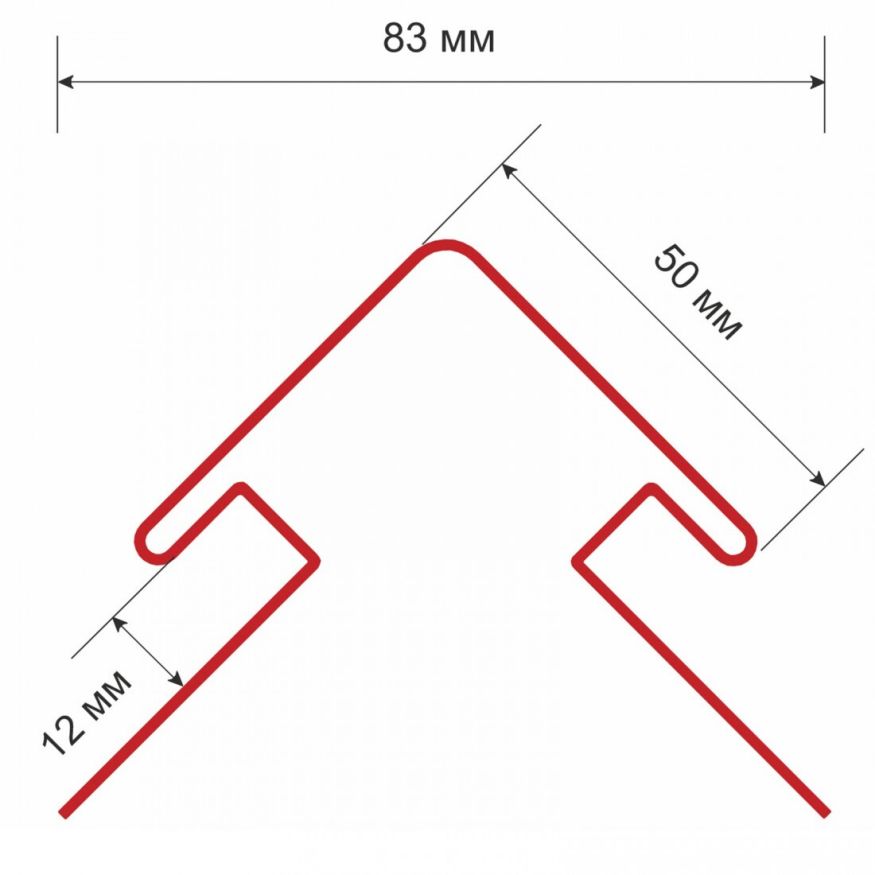 Внешний угол для сайдинга, коричневый купить в Симферополe
