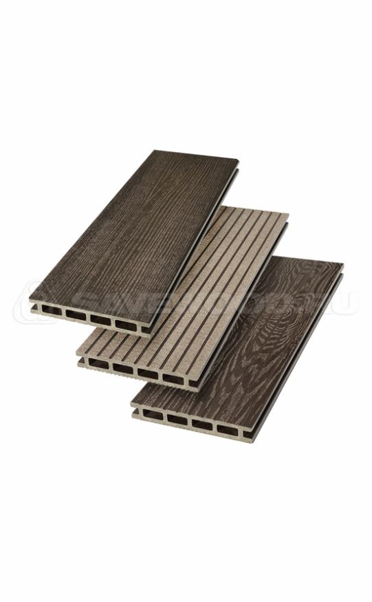 Террасная доска ДПК SaveWood, SW Carpinus (R), Темно-коричневый купить в Симферополe