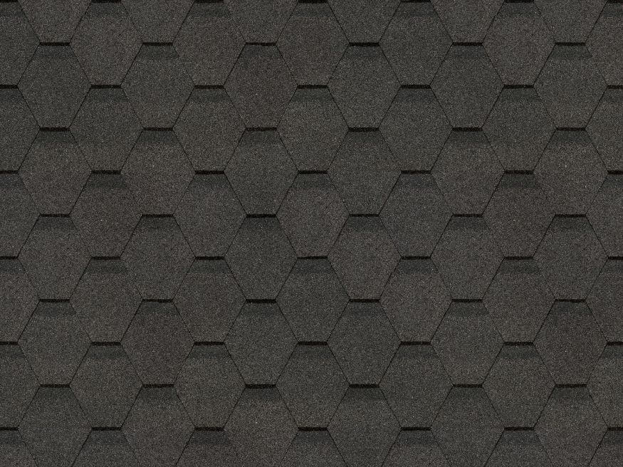 Гибкая черепица Docke Original, Шестигранник, Серый купить в Симферополe