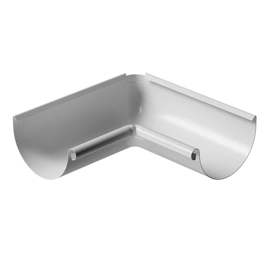 Внутренний 90˚ угол желоба Docke Stal Premium, цвет Пломбир купить в Симферополe