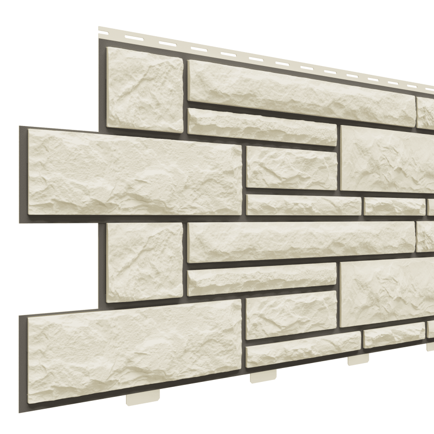 Фасадные панели Доломит, Брусчатка Доломит, Слоновая кость 2000 мм купить в Симферополe