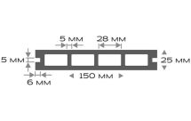 Террасная доска ДПК Outdoor 3D NEVADA/CALIFORNIA в сером цвете.