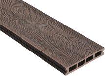 Террасная доска ДПК Outdoor 3D NEVADA/Коричневый вельветовый микс