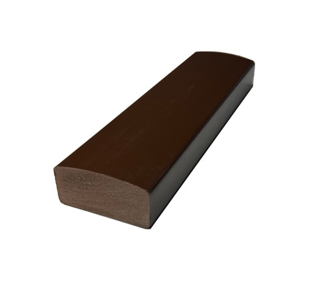 Лавочный брус Ecodecking Некст глянцевый шоколадный, полнотелый. купить в Симферополe