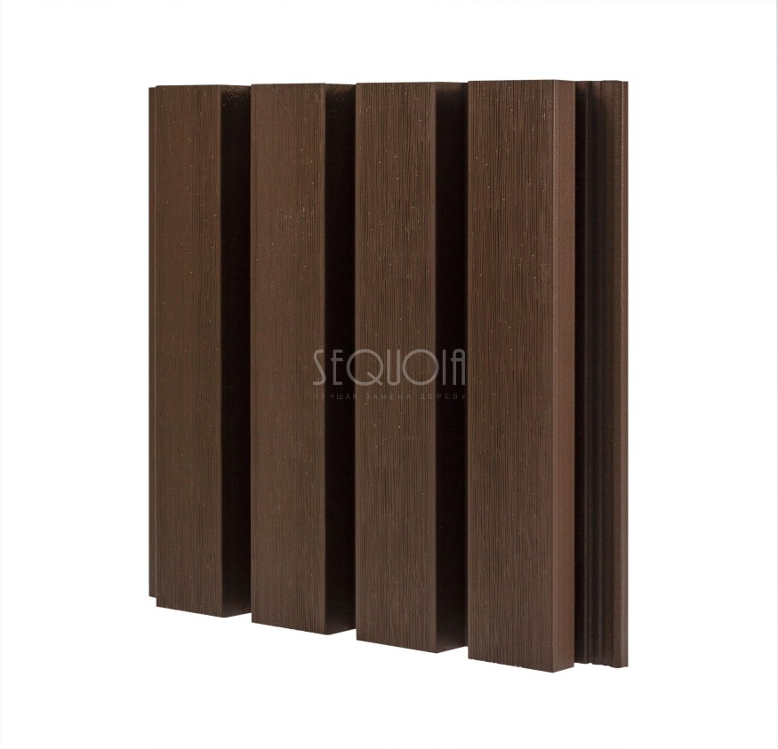 Доска фасадная SEQUOIA co-extrusion Коричневая купить в Симферополe