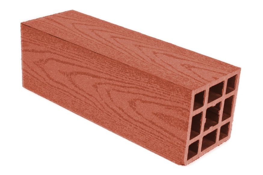 Столб ровный ДПК АЙ-ТЕХПЛАСТ терракотовый купить в Симферополe