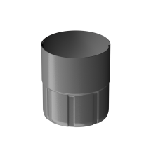 Соединительная муфта для водостока Docke Stal Premium, Графитовая