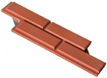 Фасадная плитка Кирисс Фасад Гладкий кирпич с фаской