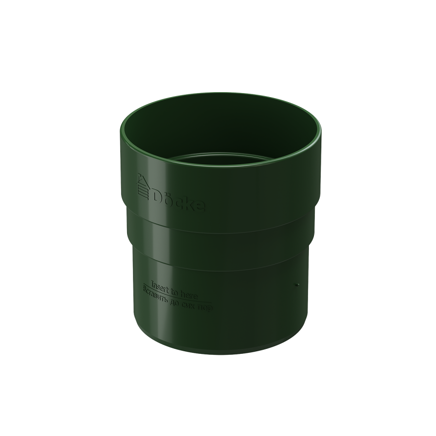 Соединительная муфта для водостока Docke Standard, зелёного цвета. купить в Симферополe