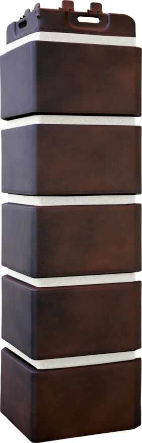 Угол наружный Grand Line, Клинкерный кирпич Design Plus, Кофе с белым швом купить в Симферополe