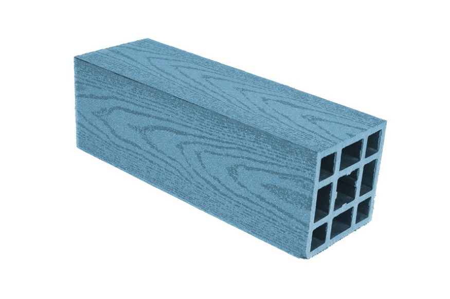 Гладкий столб ДПК АЙ-ТЕХПЛАСТ в синем цвете купить в Симферополe