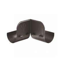 Ограничитель перелива угловой Aquasystem RR 32 Тёмно-коричневый матовый 125/90