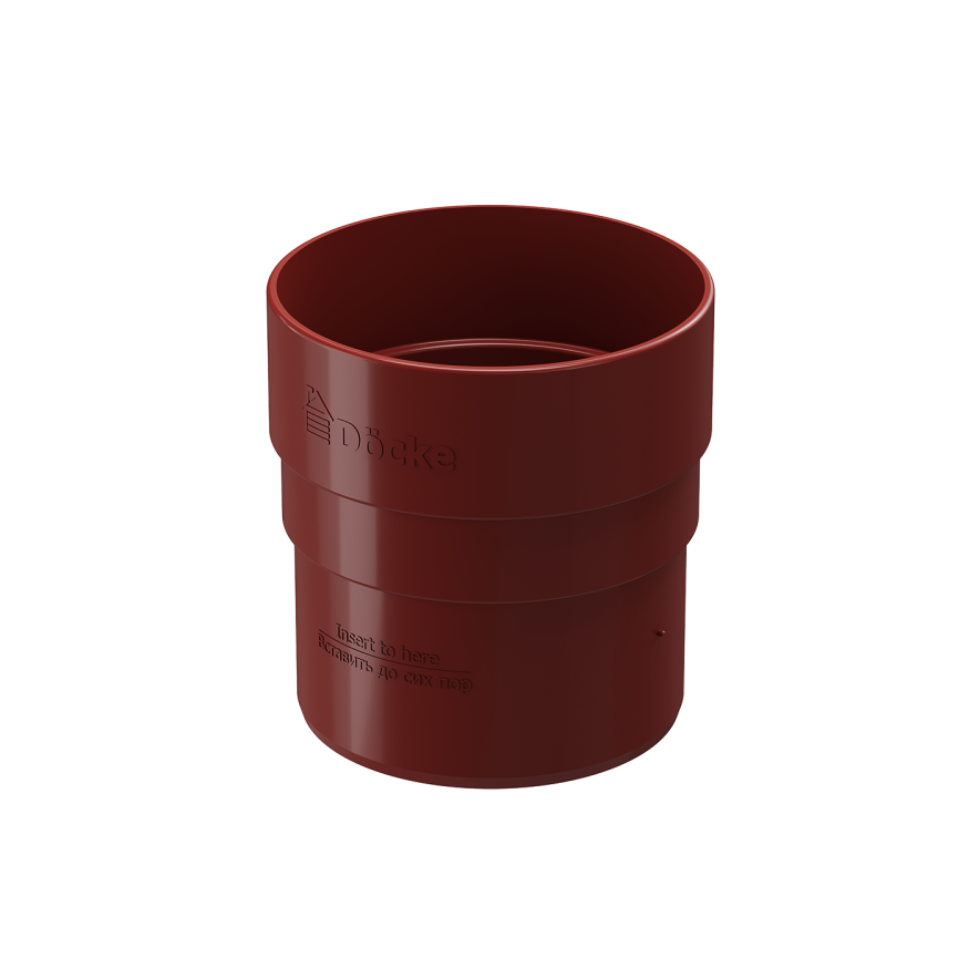 Соединительная муфта для водостока Docke Standard, Красная купить в Симферополe