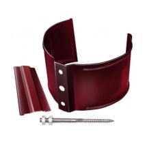 Кронштейн для трубы (кирпичная основа), Grand Line, Вишневый (RAL 3005)