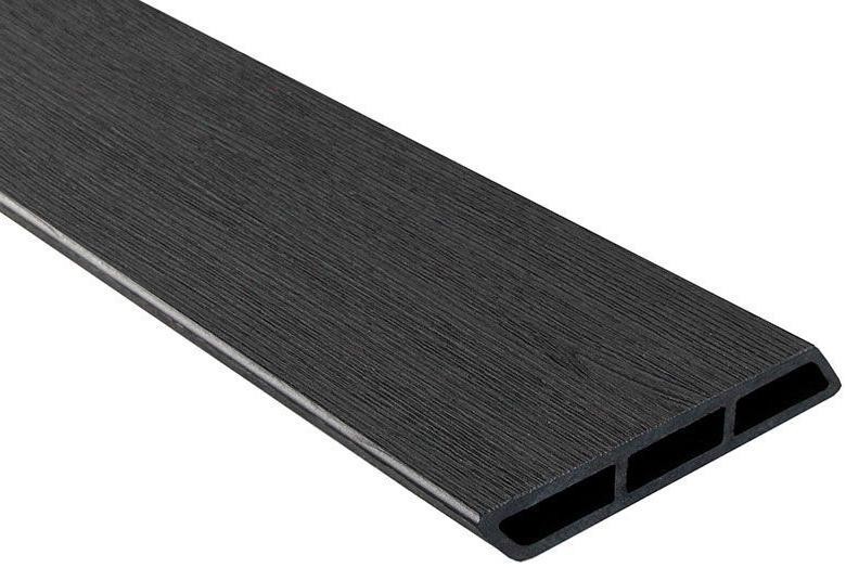 Доска Ромбус 3D ДПК Outdoor STORM BLACK черного цвета купить в Симферополe