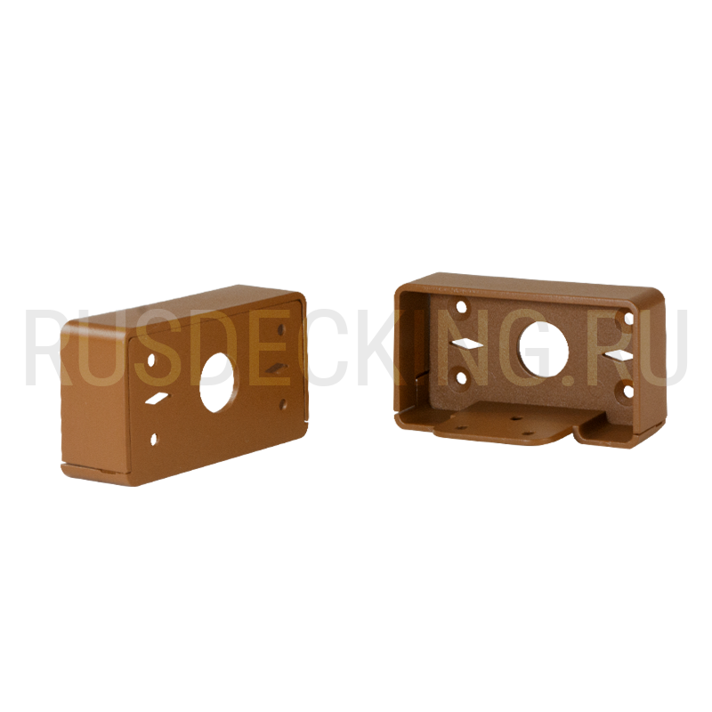 Комплект крепления перил прямое RusDecking Unodeck Орех купить в Симферополe