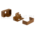 Комплект крепления перил прямое RusDecking Unodeck Орех купить в Симферополe
