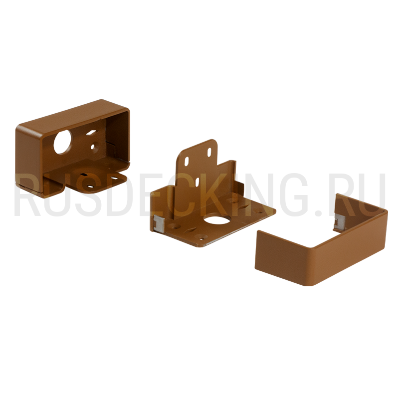 Комплект крепления перил прямое RusDecking Unodeck Орех купить в Симферополe