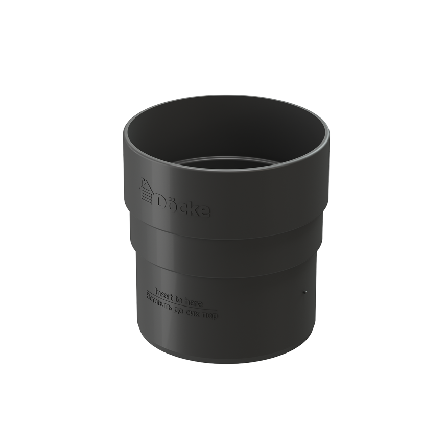 Соединительная муфта для водостока Docke Standard, Серый цвет купить в Симферополe