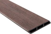 Доска ДПК Outdoor Ромбус 3D STORM BROWN коричневая микс