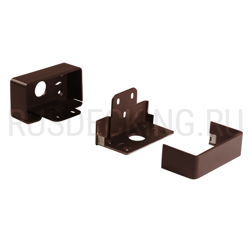 Комплект крепления перил прямое RusDecking Unodeck Венге купить в Симферополe