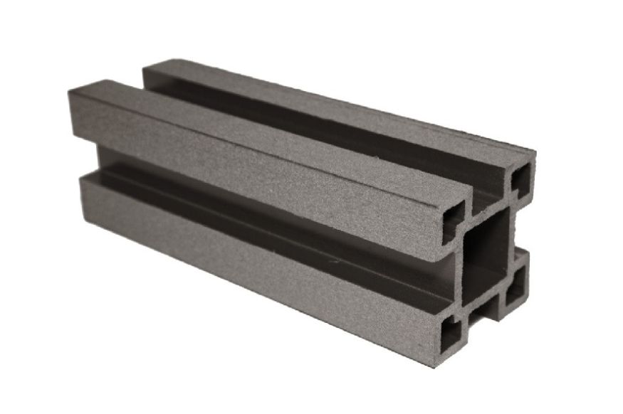 Столб с пазами ДПК АЙ-ТЕХПЛАСТ цвет венге купить в Симферополe