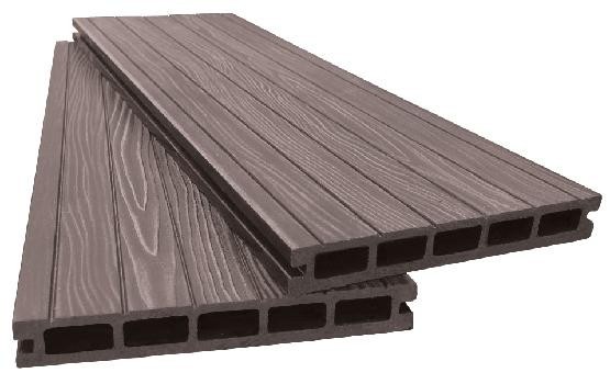 Террасная доска ДПК 3D AYTECHPLAS 160x22 шоколадная купить в Симферополe