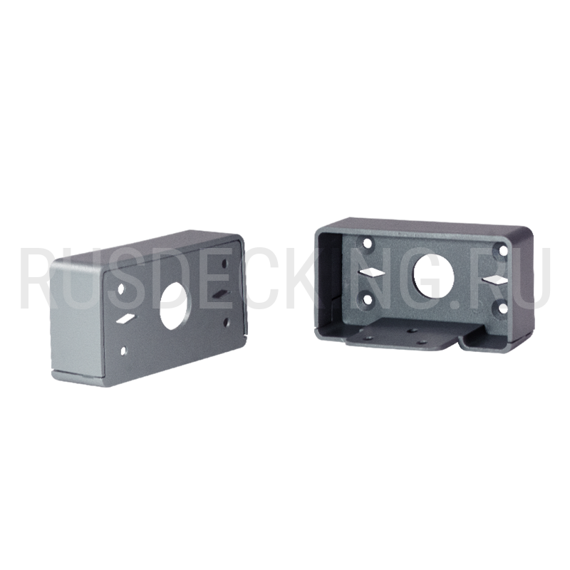 Комплект крепления перил прямое RusDecking Unodeck Серый купить в Симферополe