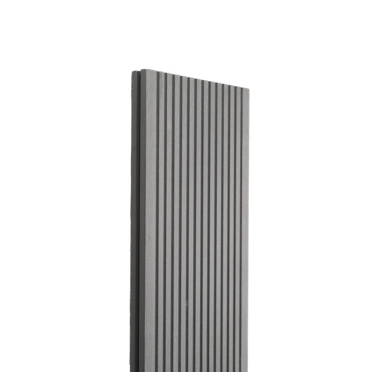 Террасная доска Экодекинг Топ полнотелая, Серый купить в Симферополe