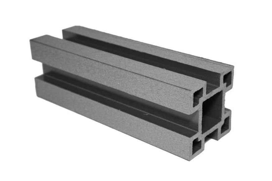 Столб с пазами ДПК АЙ-ТЕХПЛАСТ графитовый. купить в Симферополe