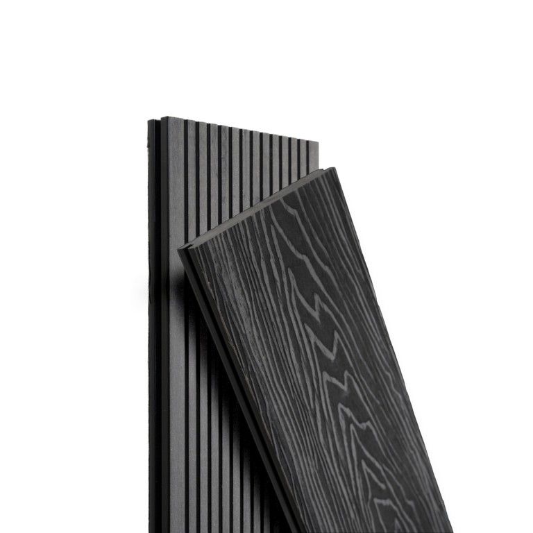 Террасная доска Экодекинг Топ полнотелая, Графит купить в Симферополe