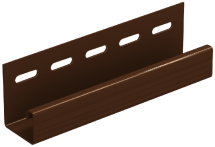 J-планка Ю-пласт, Классический коричневый вариант.
