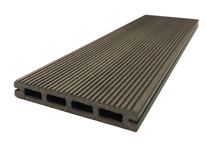 Доска террасная ДПК NanoWood «Lite» Velvetto односторонняя - Венге 140x20 см купить в Симферополe