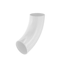 Отвод трубы Aquasystem, RAL 9003 Белый 150/100