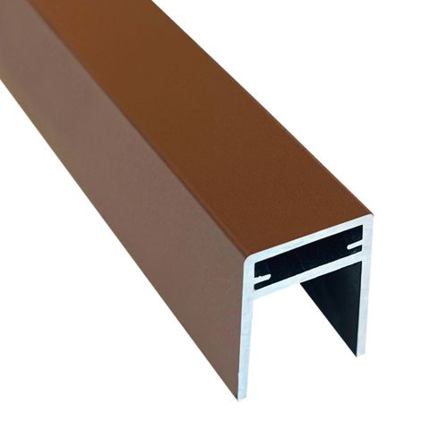 Алюминиевый П-профиль EasyDecking Коричневый купить в Симферополe