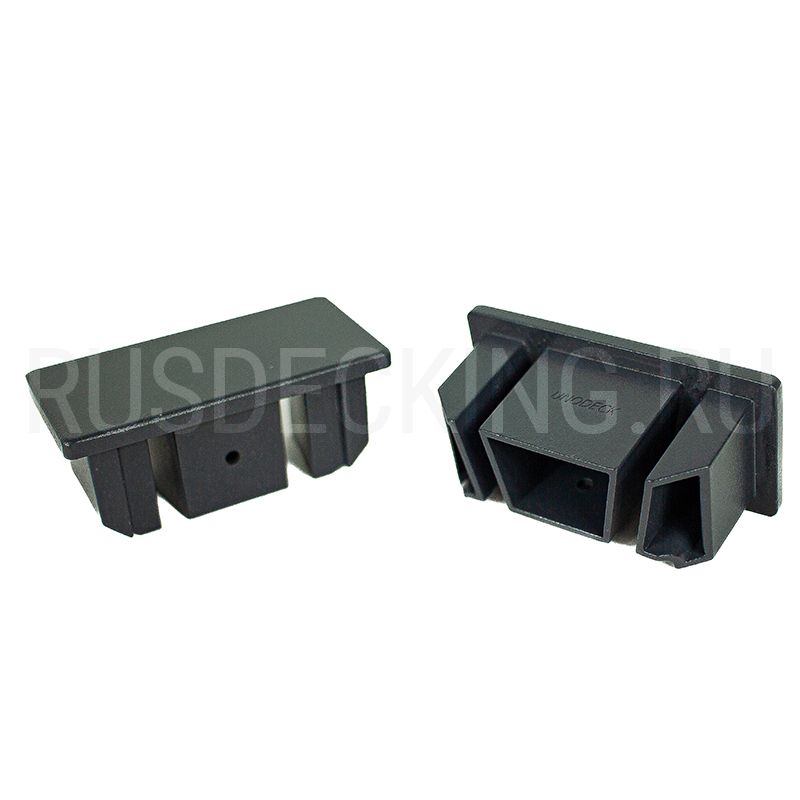 Заглушка для перил торцевая RusDecking Unodeck Графит купить в Симферополe