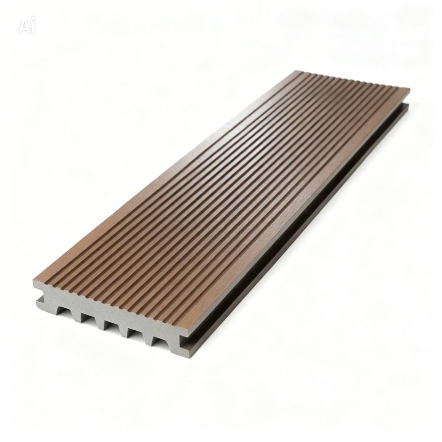 Террасная доска Экодекинг Базик полнотелая, Графит купить в Симферополe