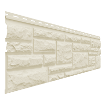 Фасадная панель Доломит, RockVin, Цвет слоновой кости.