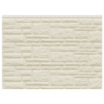 Фасадная панель Доломит, RockVin, Цвет слоновой кости.