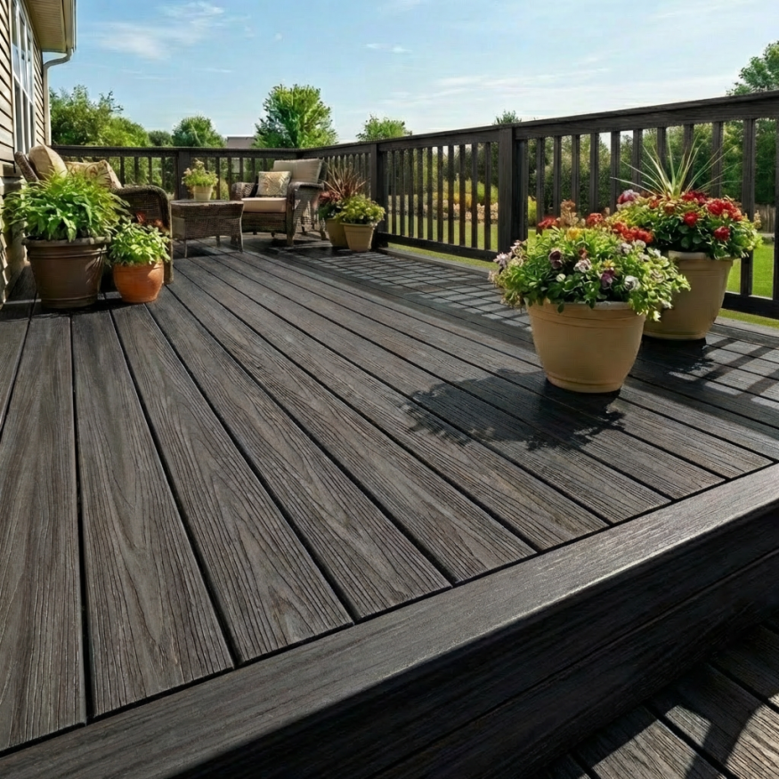 Террасная доска ДПК GardenParkett Табула, Графит купить в Симферополe